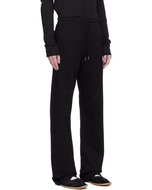 Pantalon de survêtement noir à cordon coulissant Dries Van Noten pour homme en coloris Black