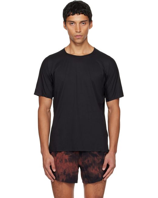 Y-3 Black Running Short Sleeve T-Shirt for men