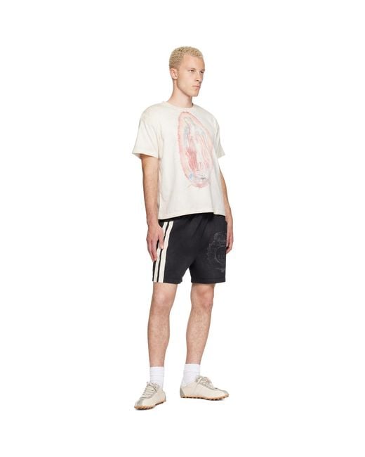 424 Black Sport Shorts for men