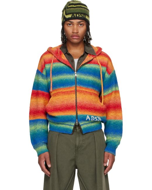 ANDERSSON BELL Orange Gradient Hoodie for men