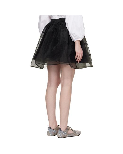 CECILIE BAHNSEN Black Cbcayla Miniskirt