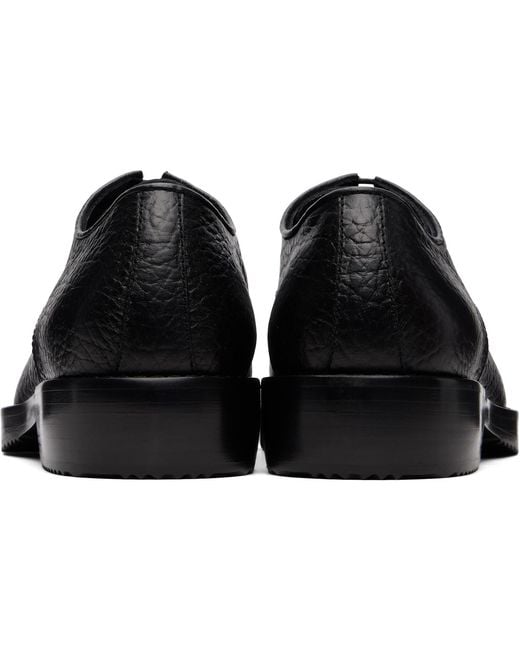Dries Van Noten Black Leather Derbys for men