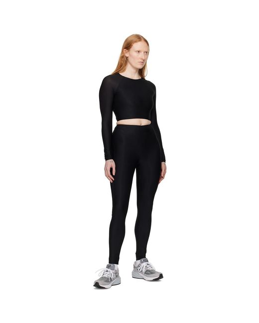 Wolford Black Active Flow Top