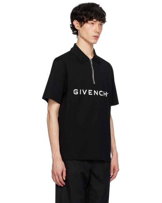 メンズ Givenchy Archetype ポロシャツ Black