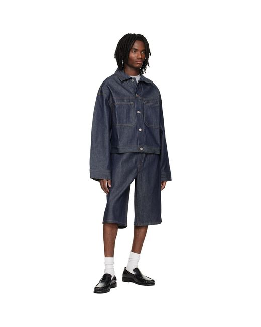 Agolde Blue Blaze Denim Jacket for men