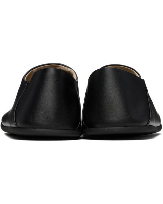 Christen Black Big Bootie Mule Loafers