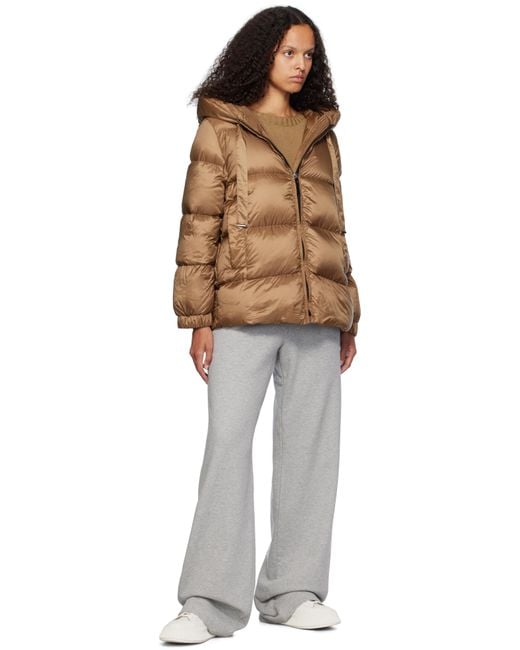 Max Mara Brown Seie Down Jacket