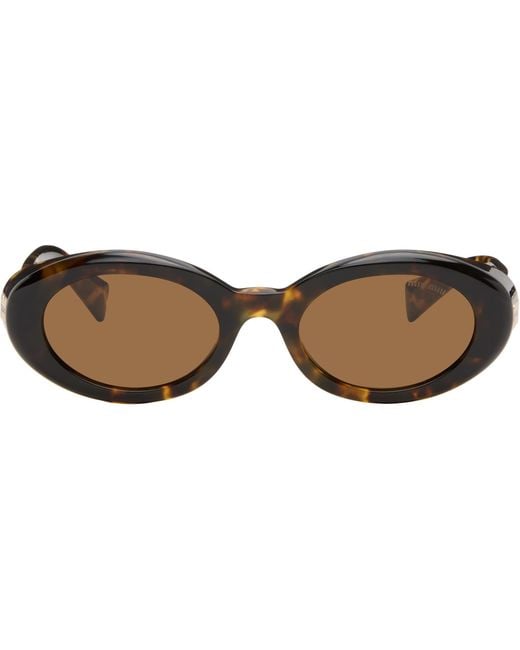 Miu Miu Brown 'Rêverie' Sunglasses