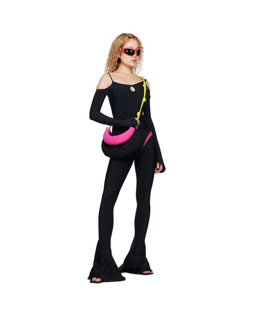 Columbia Black Side Slash Bodysuit