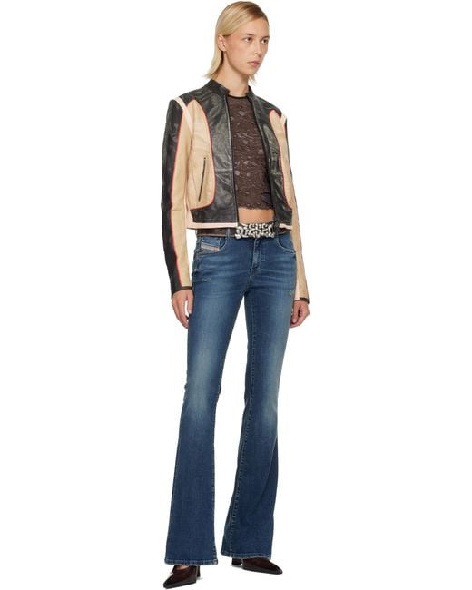 DIESEL Blue Bootcut 1969 D-Ebbey Jeans