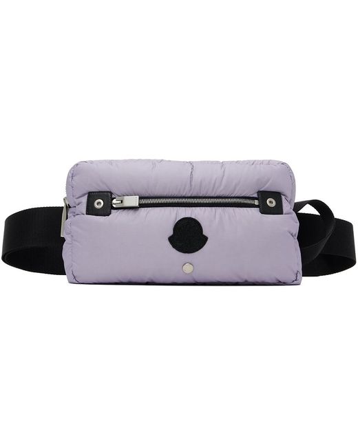 Moncler Genius Black 6 Moncler 1017 Alyx 9sm Purple Down Belt Bag for men