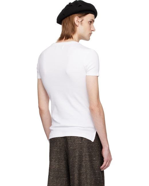メンズ Vivienne Westwood ホワイト 'Ripped & Ready' Peru T