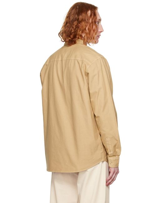 Chemise bolton brun clair Carhartt pour homme en coloris Natural