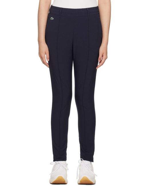 Lacoste Blue Navy Pinched Seam Pants