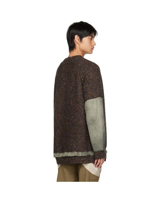 Pull beevoua gris A.A.Spectrum光谱 pour homme en coloris Black
