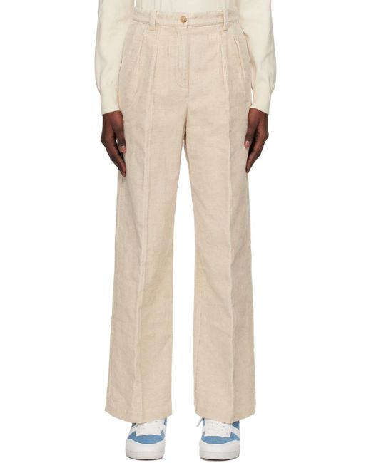 A.P.C. Natural Off- Tressie Trousers