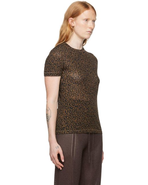 Nanushka Black Guy T-shirt