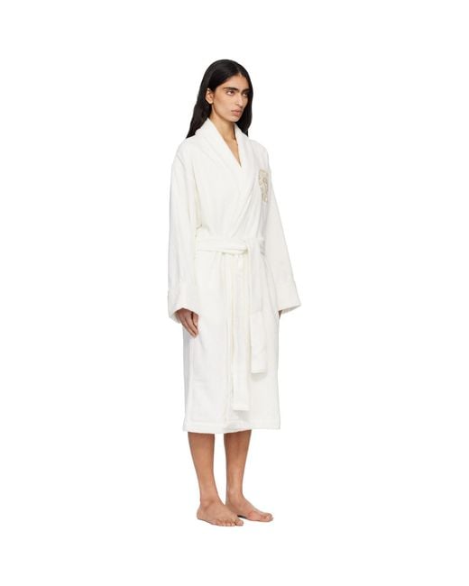 Versace Black Medusa Gala Bathrobe
