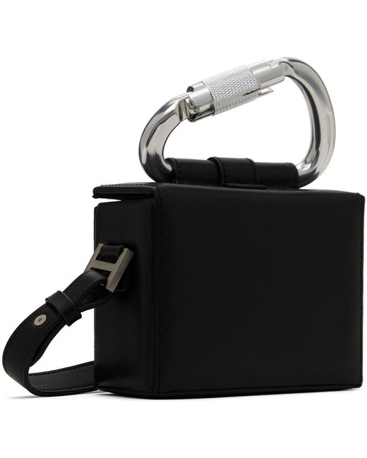 HELIOT EMIL Black Mini Crossbody Bag for men