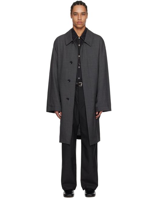 定価15.8万 LEMAIRE LIGHT TAILORED COAT 48 Lemaire Light Tailored Coat in Black for Men | Lyst