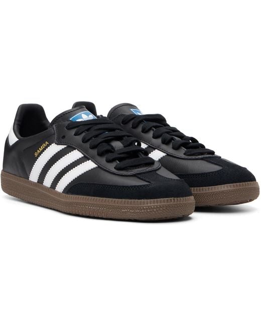 Adidas Originals Black Samba Og Sneakers for men