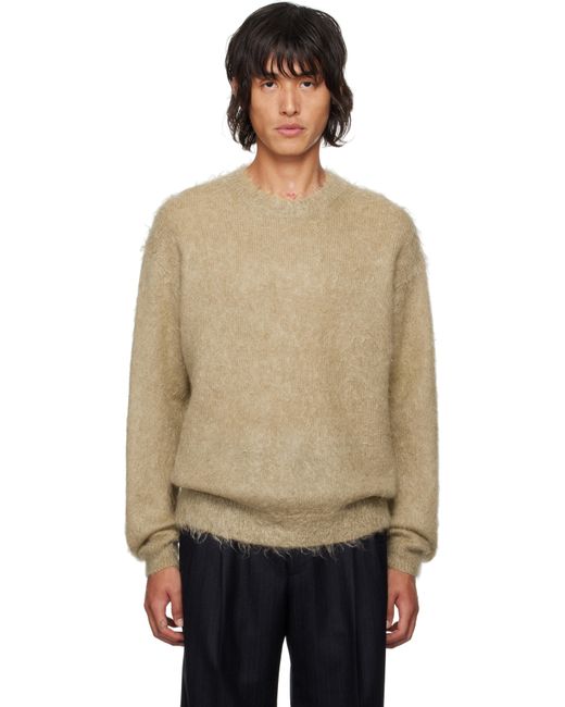 Pull En Mohair Super Kid Auralee pour homme en coloris Black