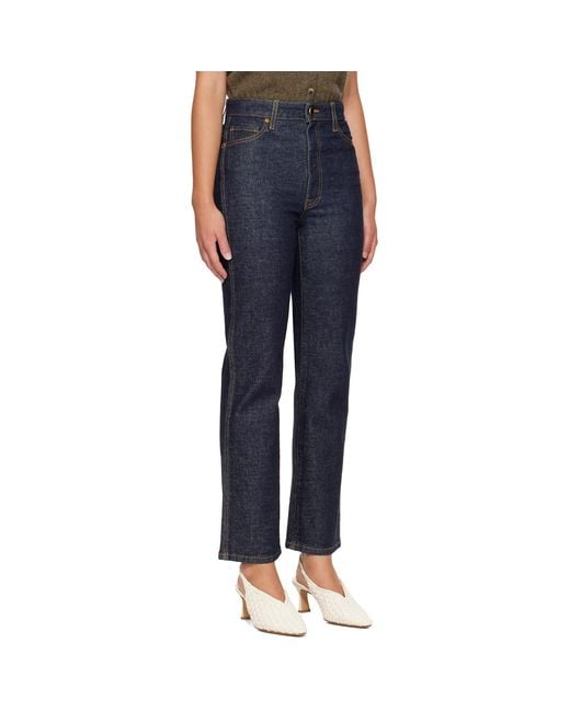 Khaite Blue Abigail Jeans
