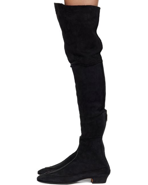 The Row Black Awar 25 Cuissarde Tall Boots