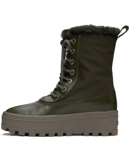 Mackage Green Khaki Hero-M Boots for men