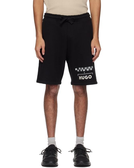 Short Noir À Image Imprimée HUGO pour homme en coloris Black
