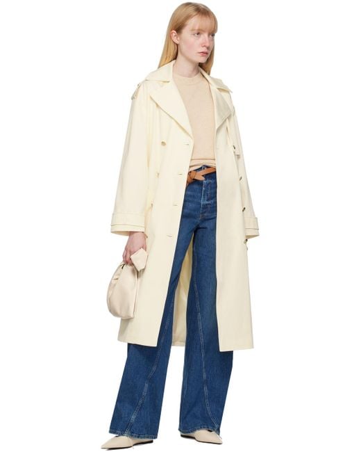 Anine Bing Natural Off- Layton Trench Coat