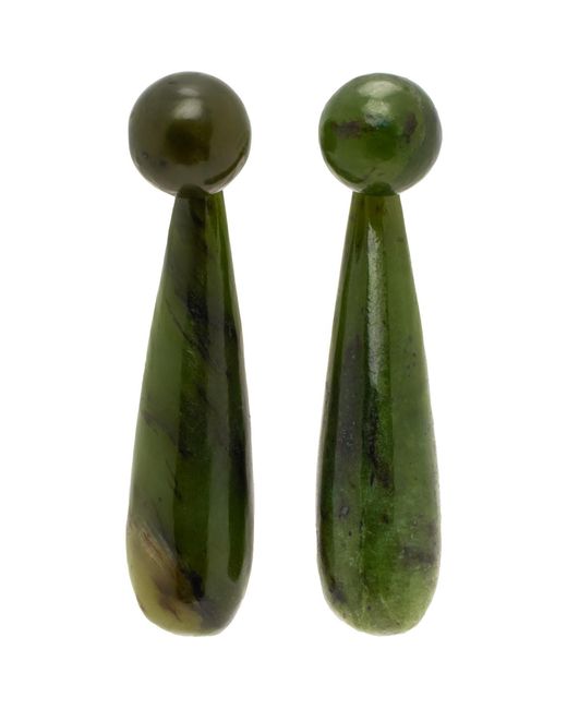 Sophie Buhai Green Small Angelika Earrings
