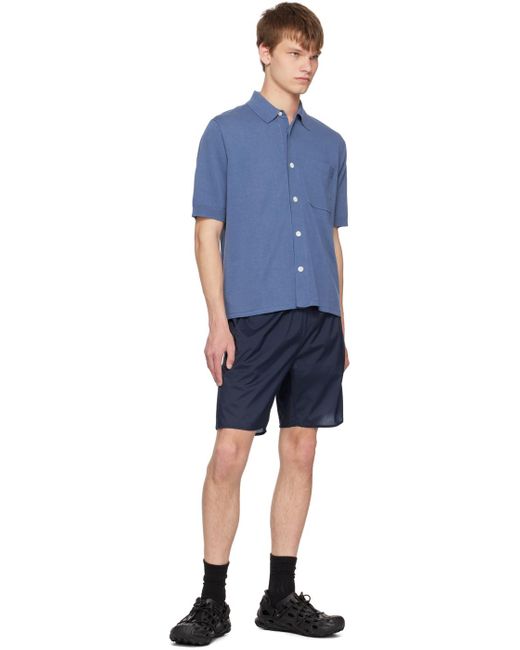 Norse Projects Blue Rollo Shirt for men