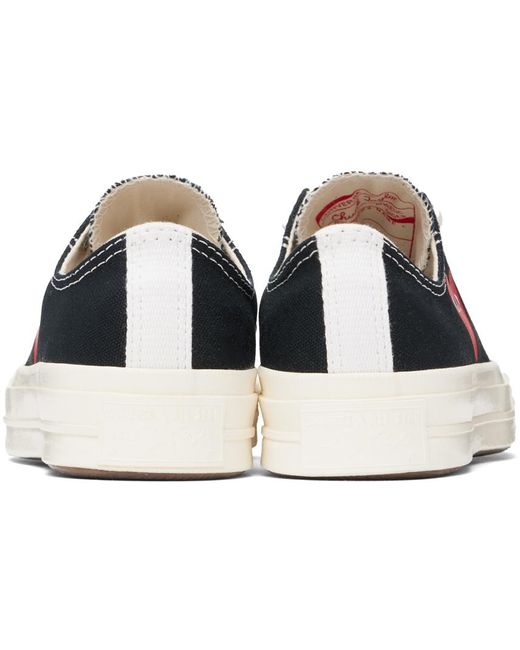 COMME DES GARÇONS PLAY Black Converse Edition Chuck 70 Cdg Ox Sneakers for men