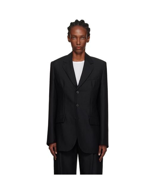Wardrobe NYC Black Light Longline Blazer