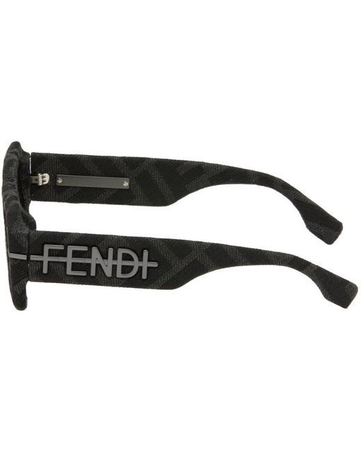 Fendi Black Graphy Sunglasses