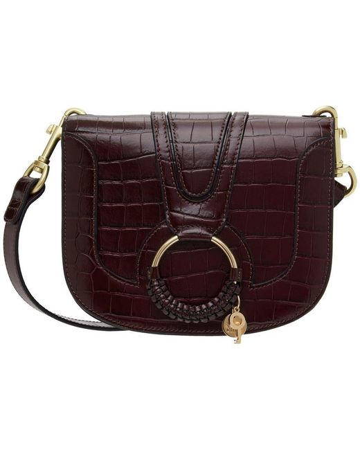 See By Chloé Leather Purple Hana Shoulder Bag | Lyst