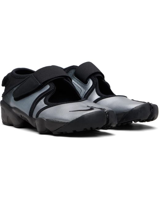 Nike Black Air Rift Leather Sneakers