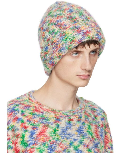 A.P.C. Green Jw Anderson Edition Barth Beanie for men