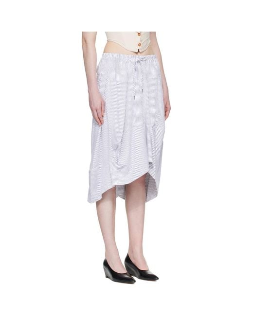 Vivienne Westwood Gray Aerodrome Midi Skirt