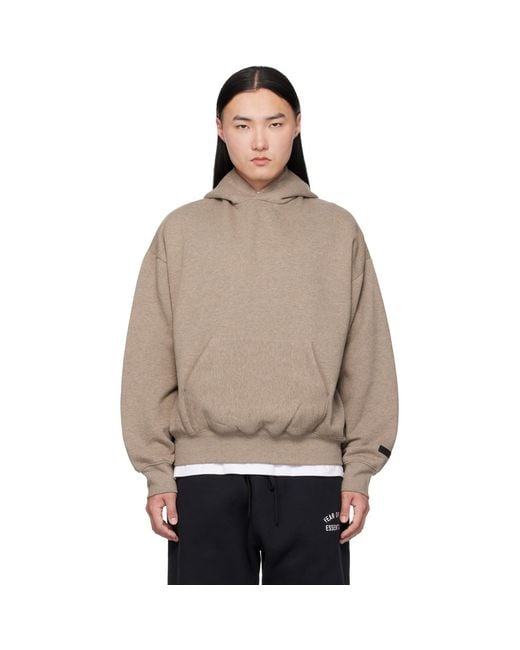 Fear Of God Gray Classic Hoodie for men