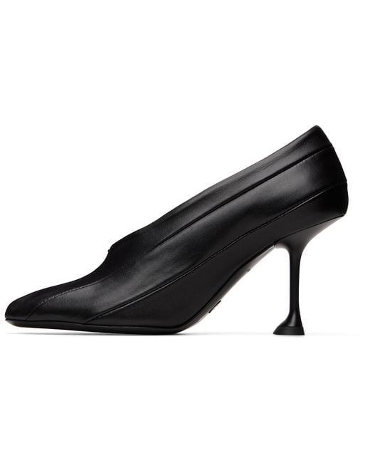 Proenza Schouler Black Tee 85 Pierced Heels