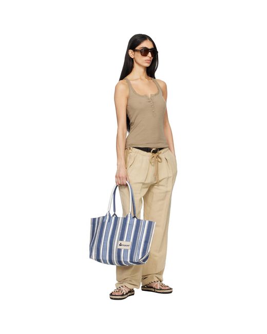 Isabel Marant Blue Small Yenky Tote
