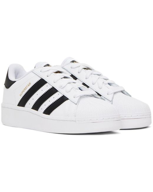 adidas Originals White Superstar Xlg Sneakers in Black for Men | Lyst