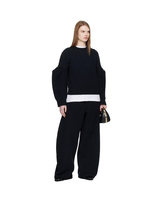 Sacai Blue Sponge Sweat Pullover Sweatshirt
