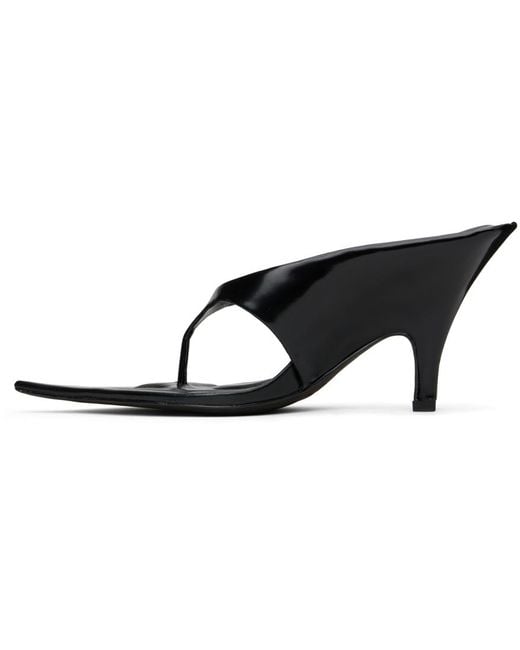 Alexander Wang Irina 90mm Pointy Toe Sandal In Calf Leather