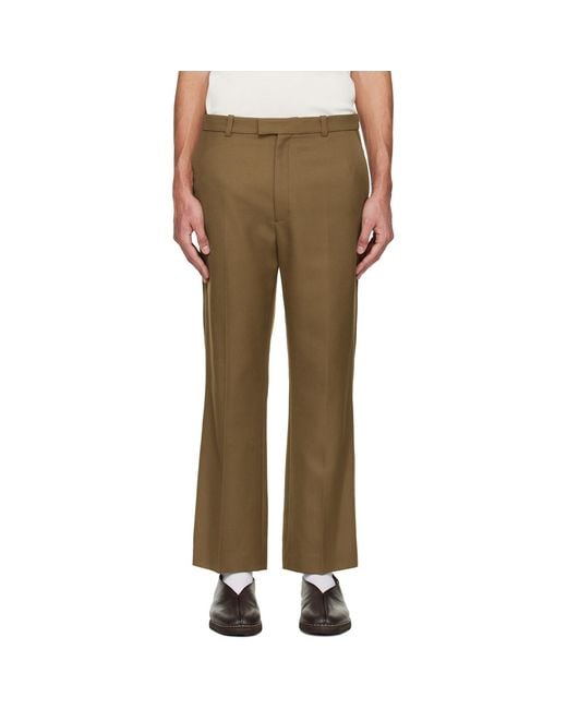 A.P.C. Natural Tan Jim Trousers for men