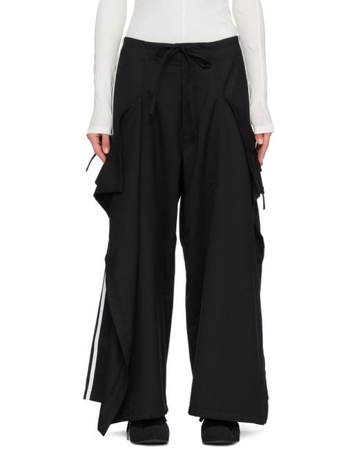 Y-3 Black Refined Woven Trousers
