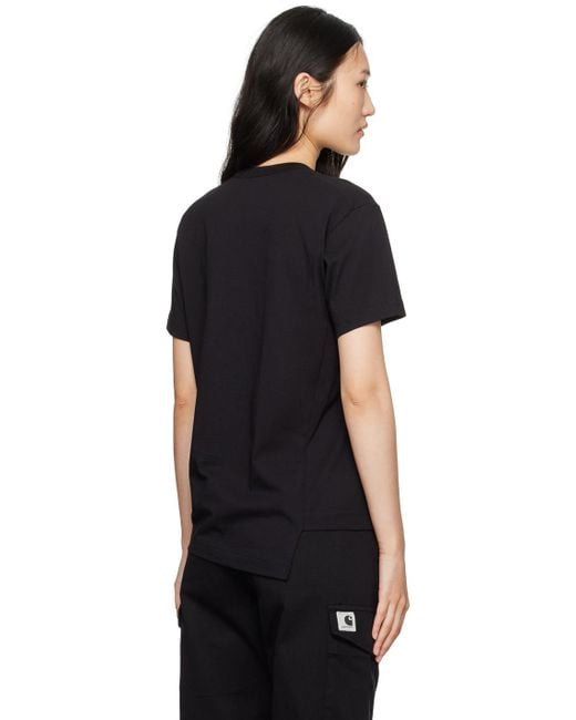 Comme des Garçons Comme Des Garçons Shirt Black Lacoste Edition T-shirt