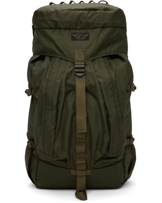 RRL Green Utility Backpack for men